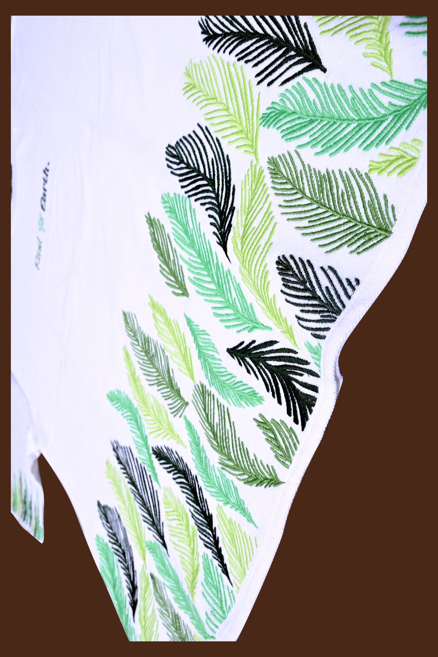 LEAFLINE BREEZE – Embroidered Oversized Tee